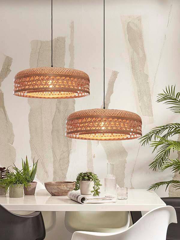 Ubud Double Shade Hanging Lamp