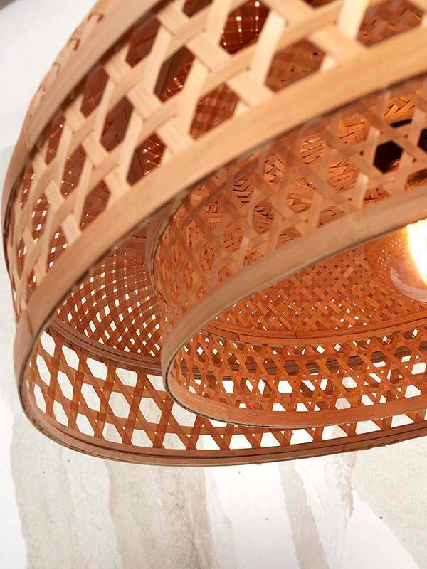 Ubud Double Shade Hanging Lamp