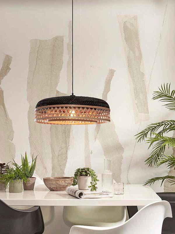 Ubud Double Shade Hanging Lamp