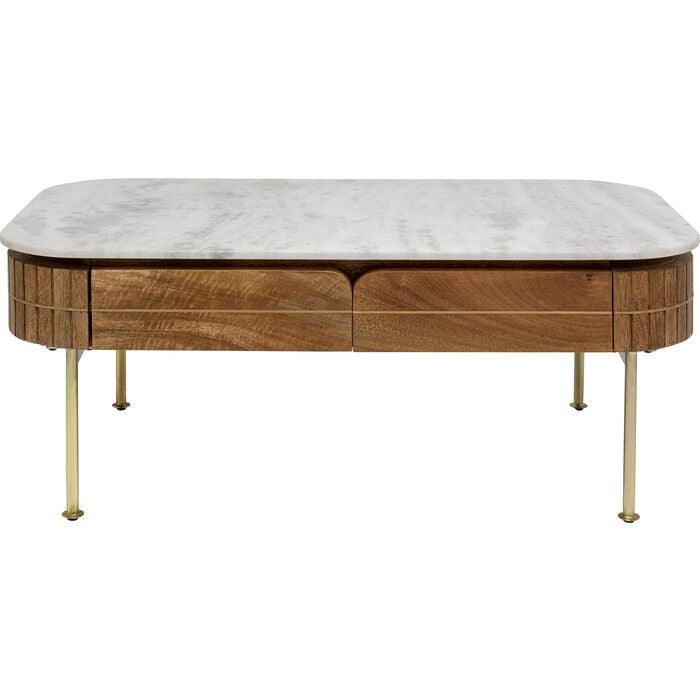 Grace Mango Wood/Marble Coffee Table - WOO .Design