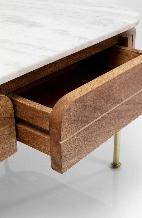 Grace Mango Wood/Marble Coffee Table - WOO .Design