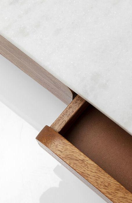 Grace Mango Wood/Marble Coffee Table - WOO .Design