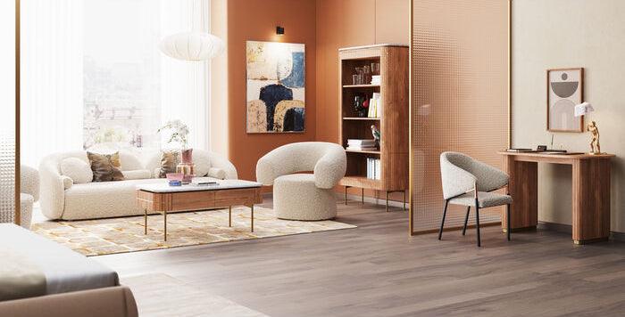 Grace Mango Wood/Marble Coffee Table - WOO .Design