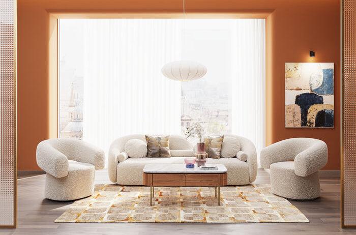 Grace Mango Wood/Marble Coffee Table - WOO .Design