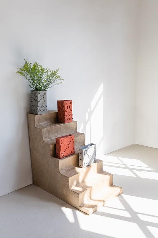 Graphic Square Vase - WOO .Design
