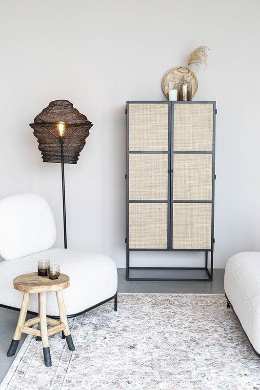 Guuji High 2 Doors Cabinet - WOO .Design