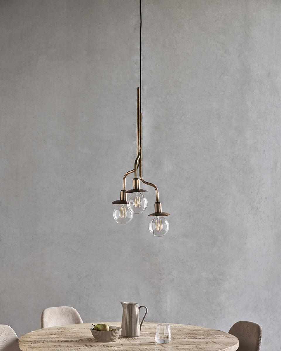 Hana Brass Finish Pendant Lamp - WOO .Design