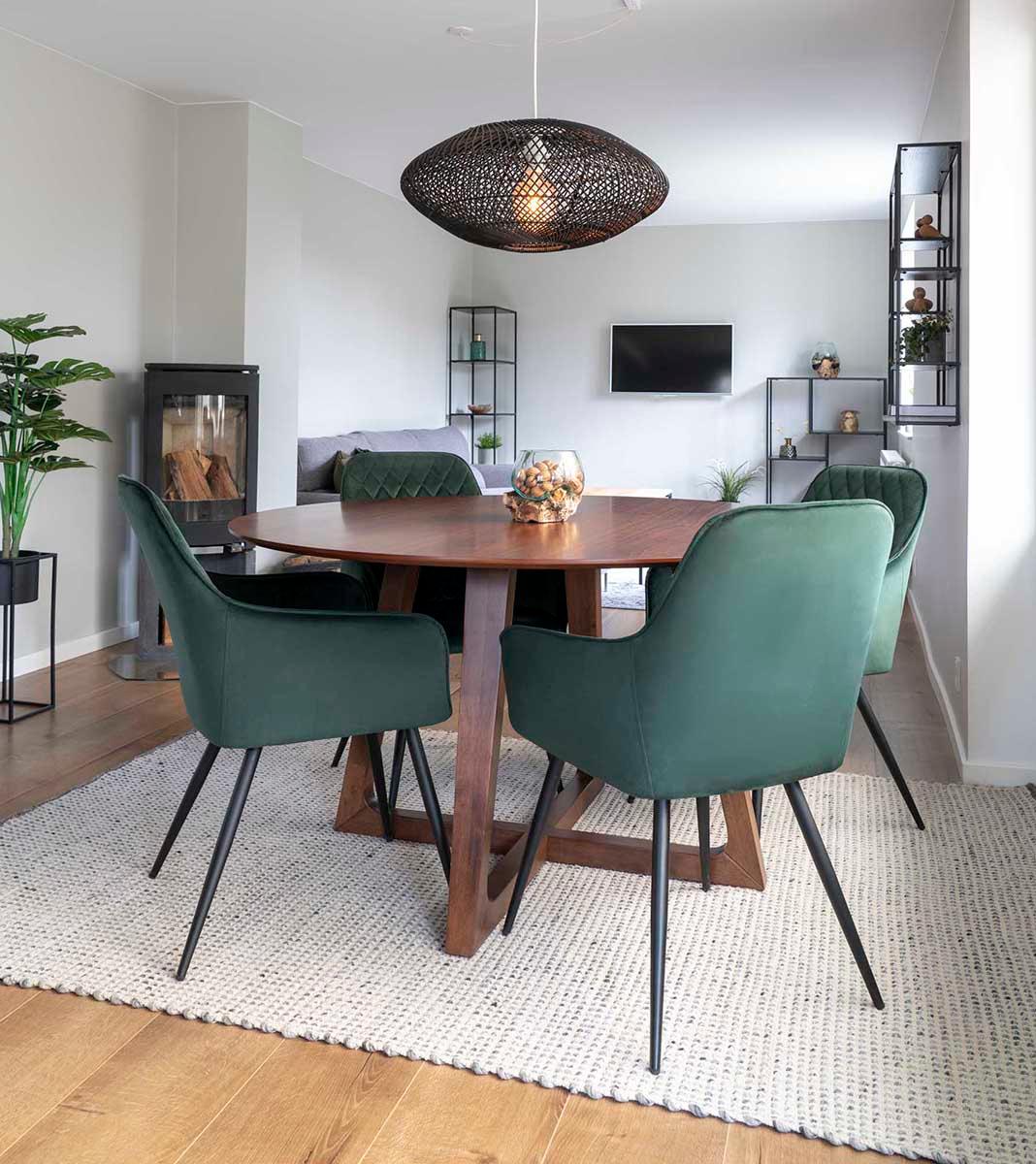 Hellerup Walnut Round Dining Table - WOO .Design