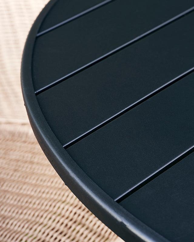 Helo Black Round Table - WOO .Design