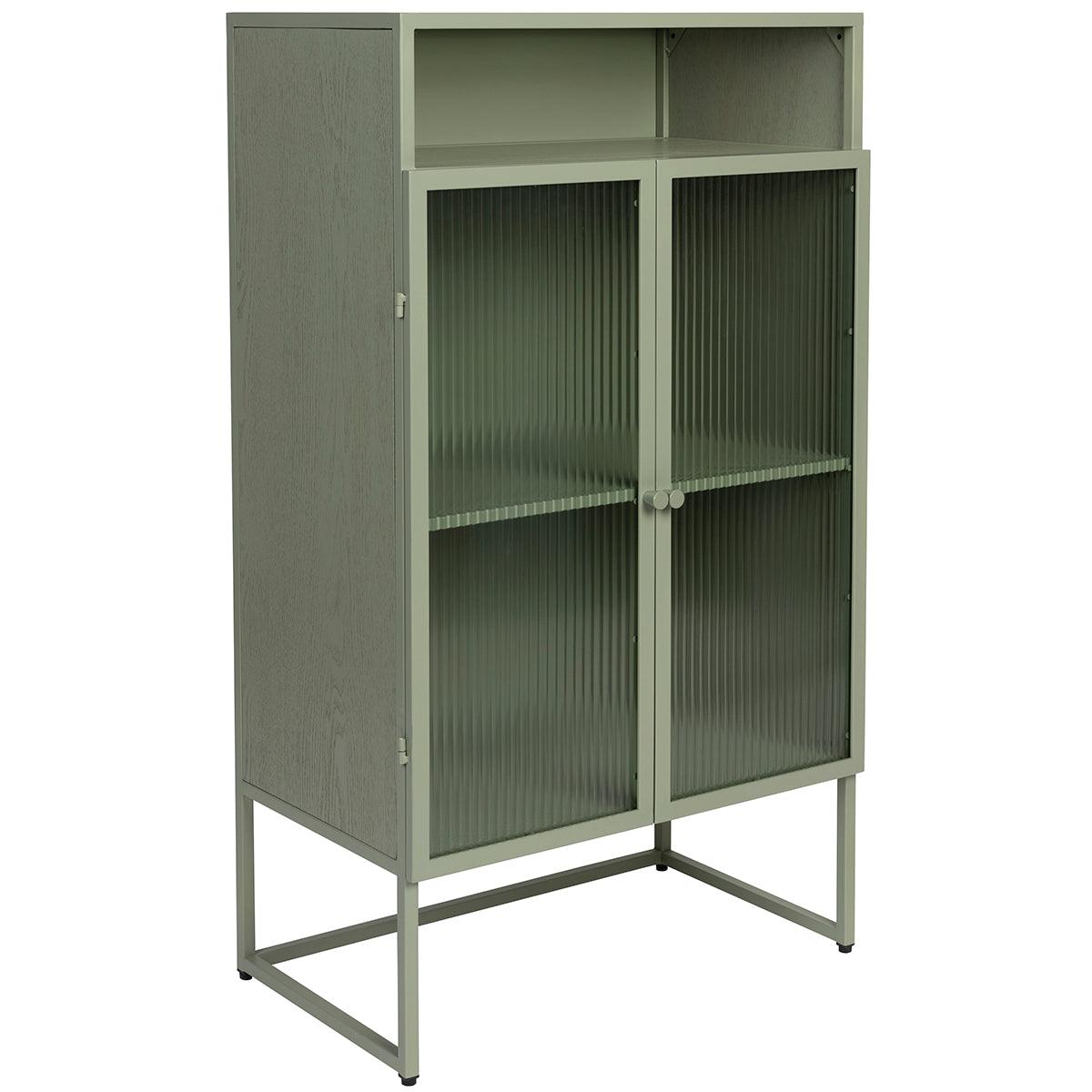 Herbe Green Metal High Cabinet - WOO .Design