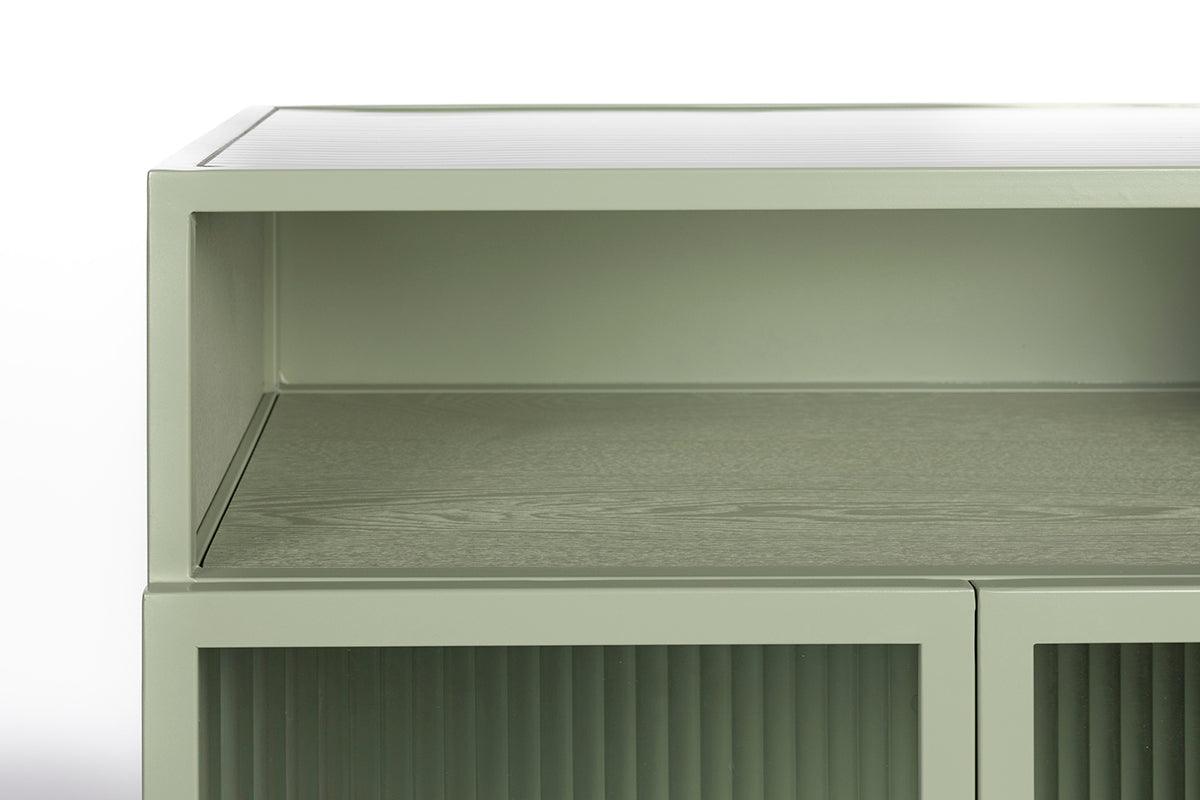 Herbe Green Metal High Cabinet - WOO .Design