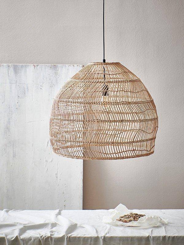 Ball Wicker Hanging Lamp
