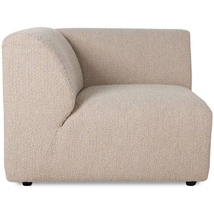 Jax Taupe Boucle Couch - Element Left Corner