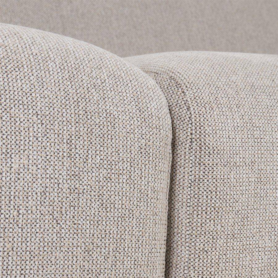 Jax Light Grey Snake Couch - Element Right Corner
