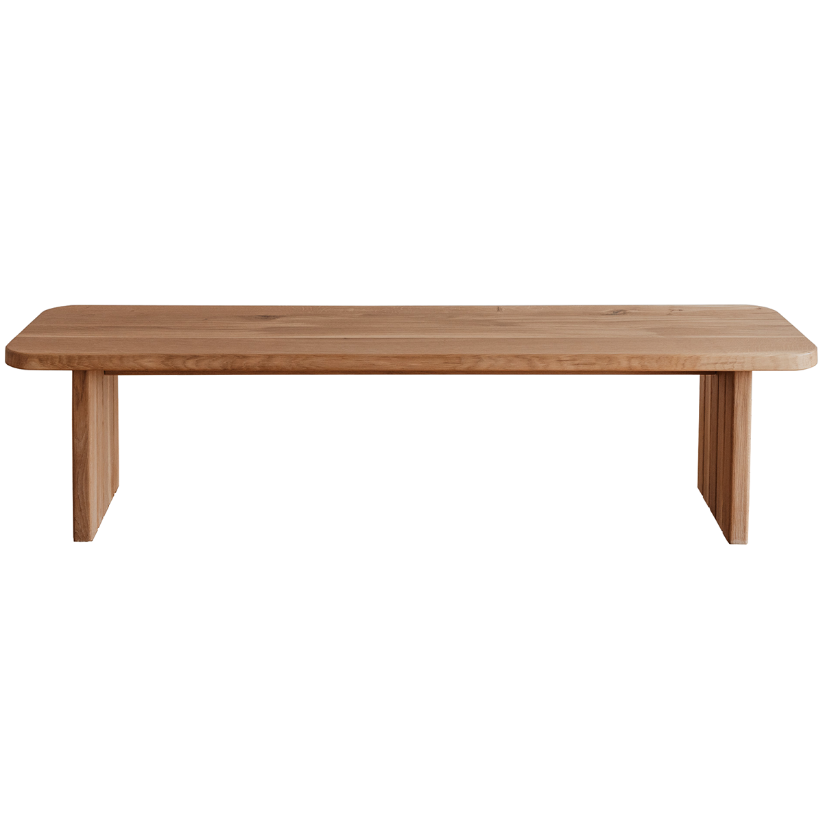 Leon Oak Wood Bench