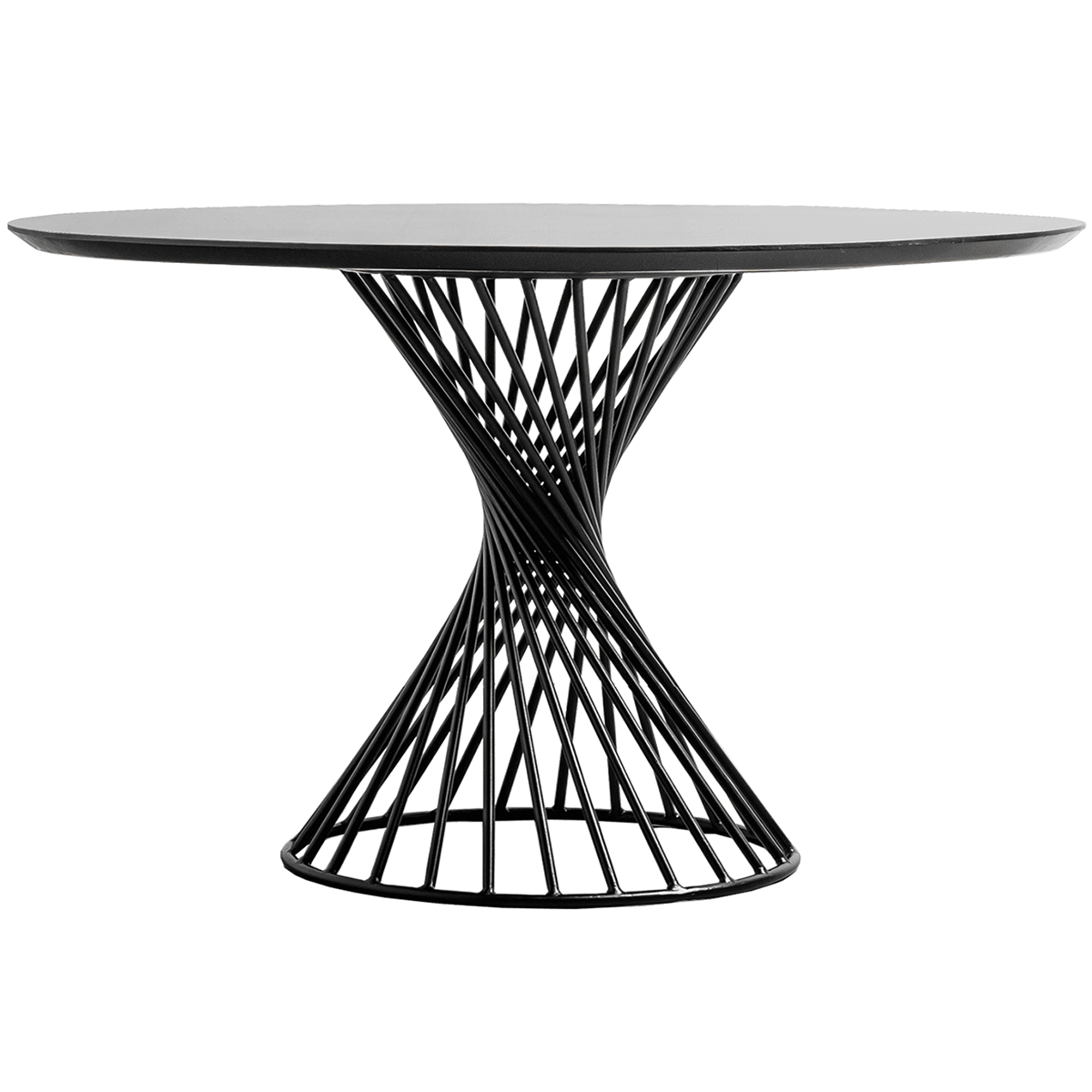 Oliver Black Round Dining Table