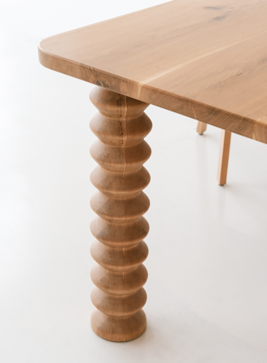 Arta Oak Wood Dining Table