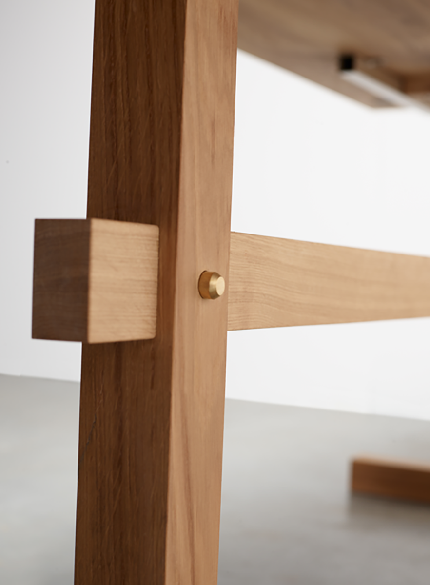 Ben Oak Wood Dining Table