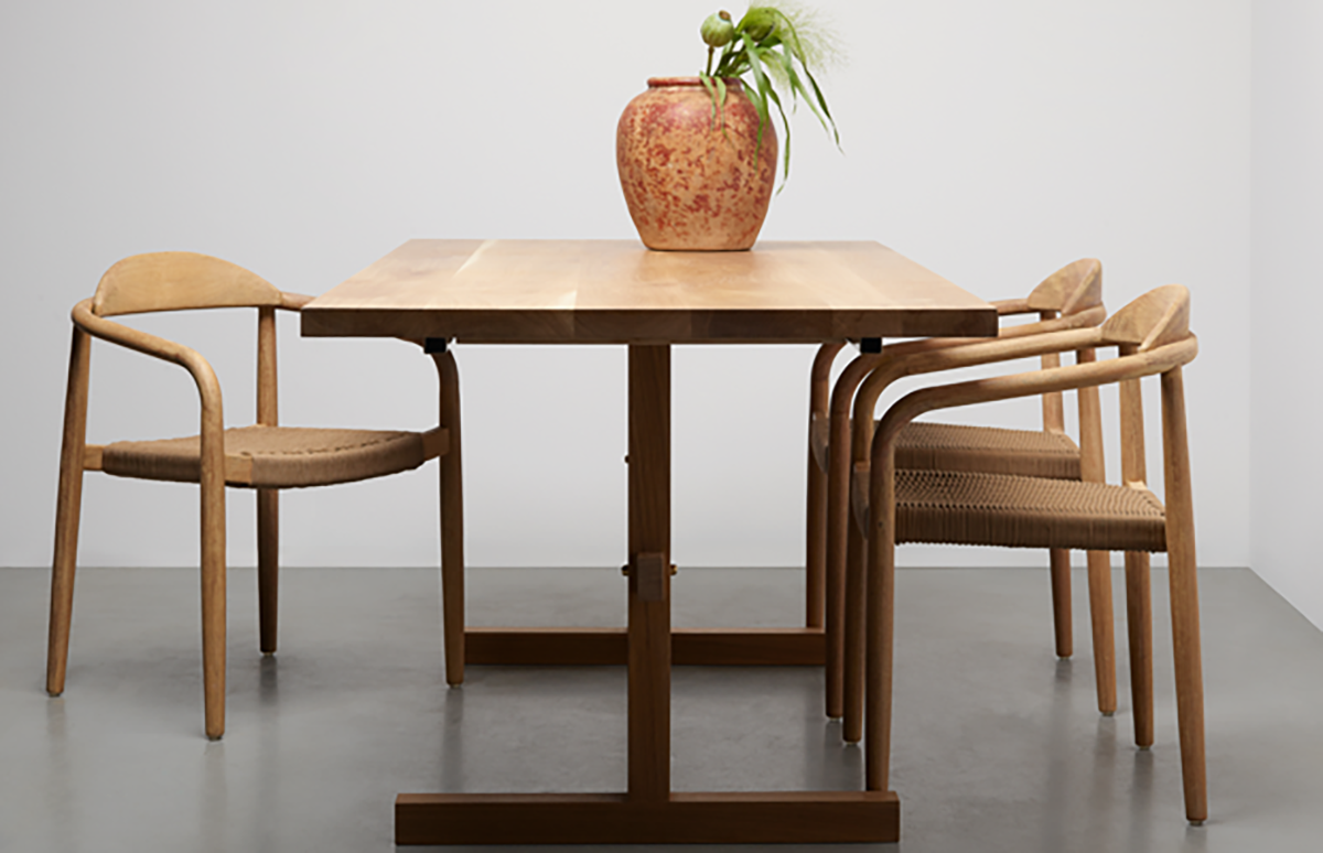 Ben Oak Wood Dining Table