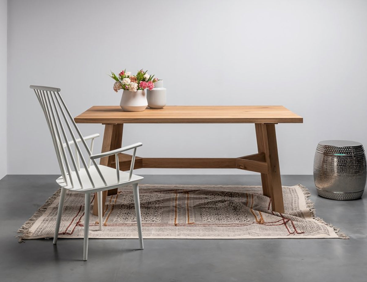 Anne Oak Wood Dining Table