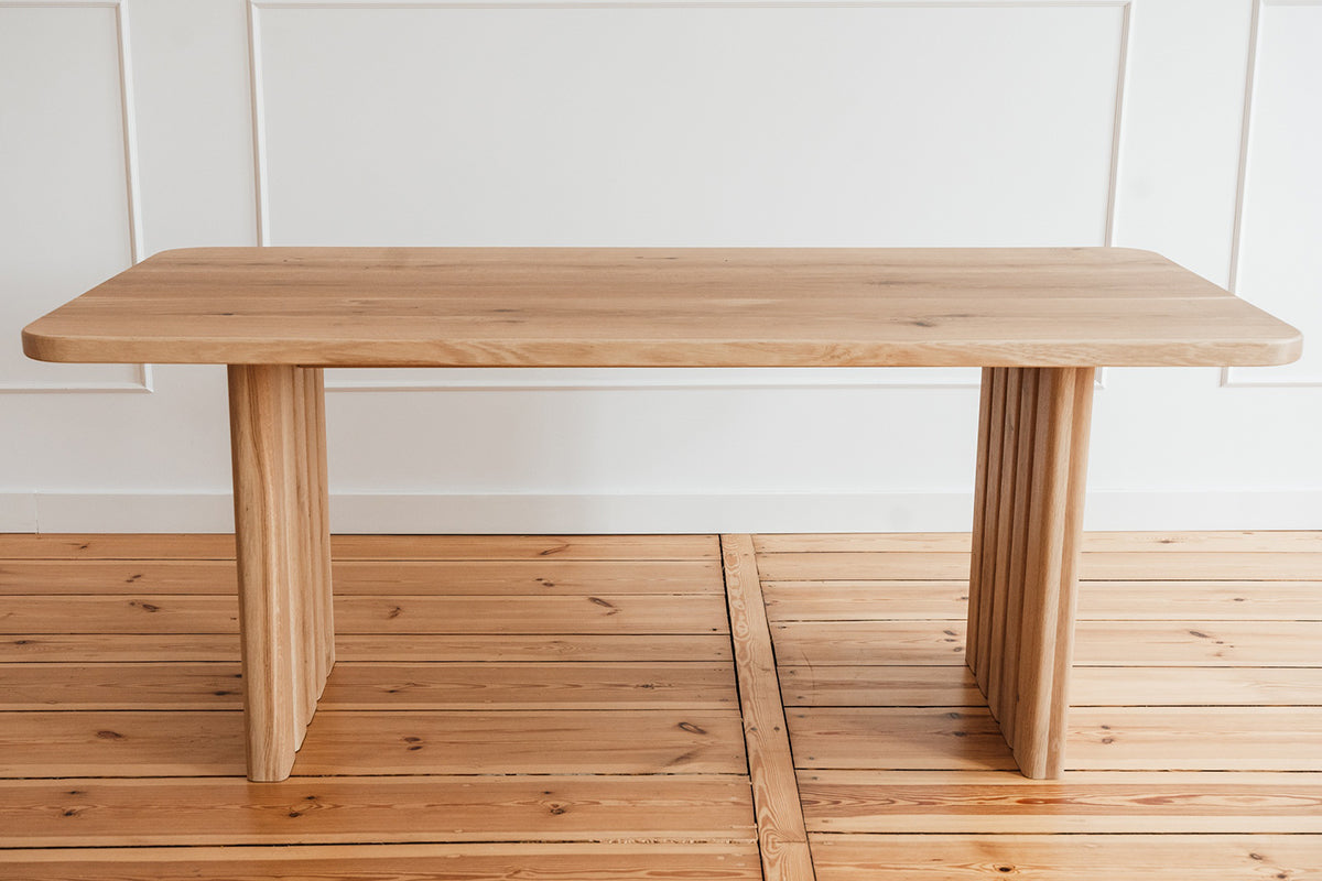Leon Oak Wood Dining Table