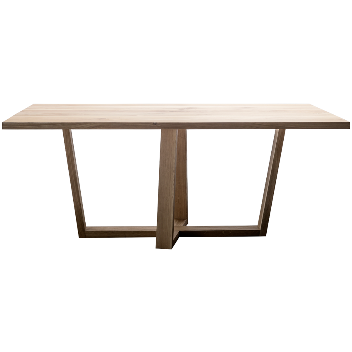 Diamond Oak Wood Dining Table