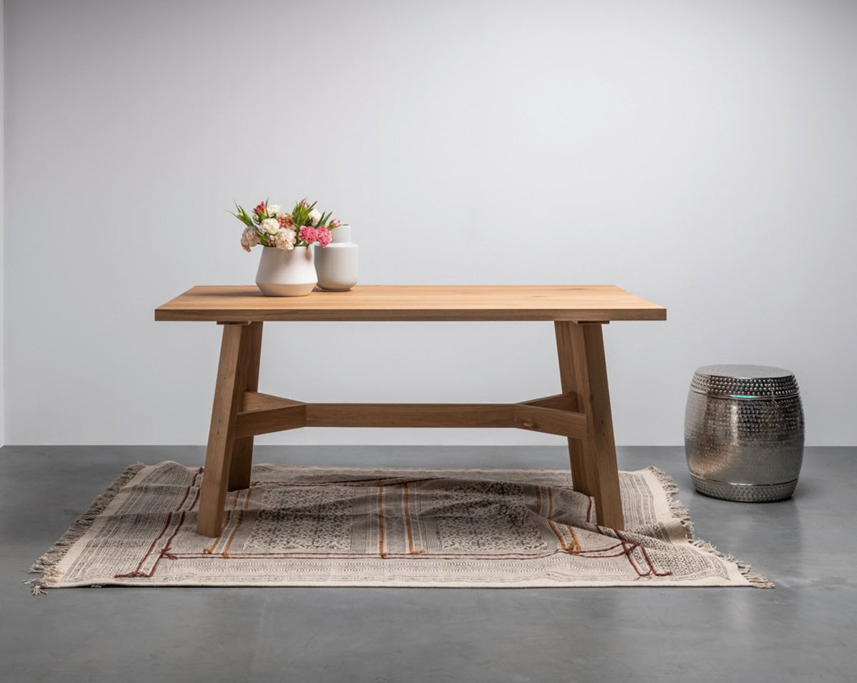 Anne Oak Wood Dining Table