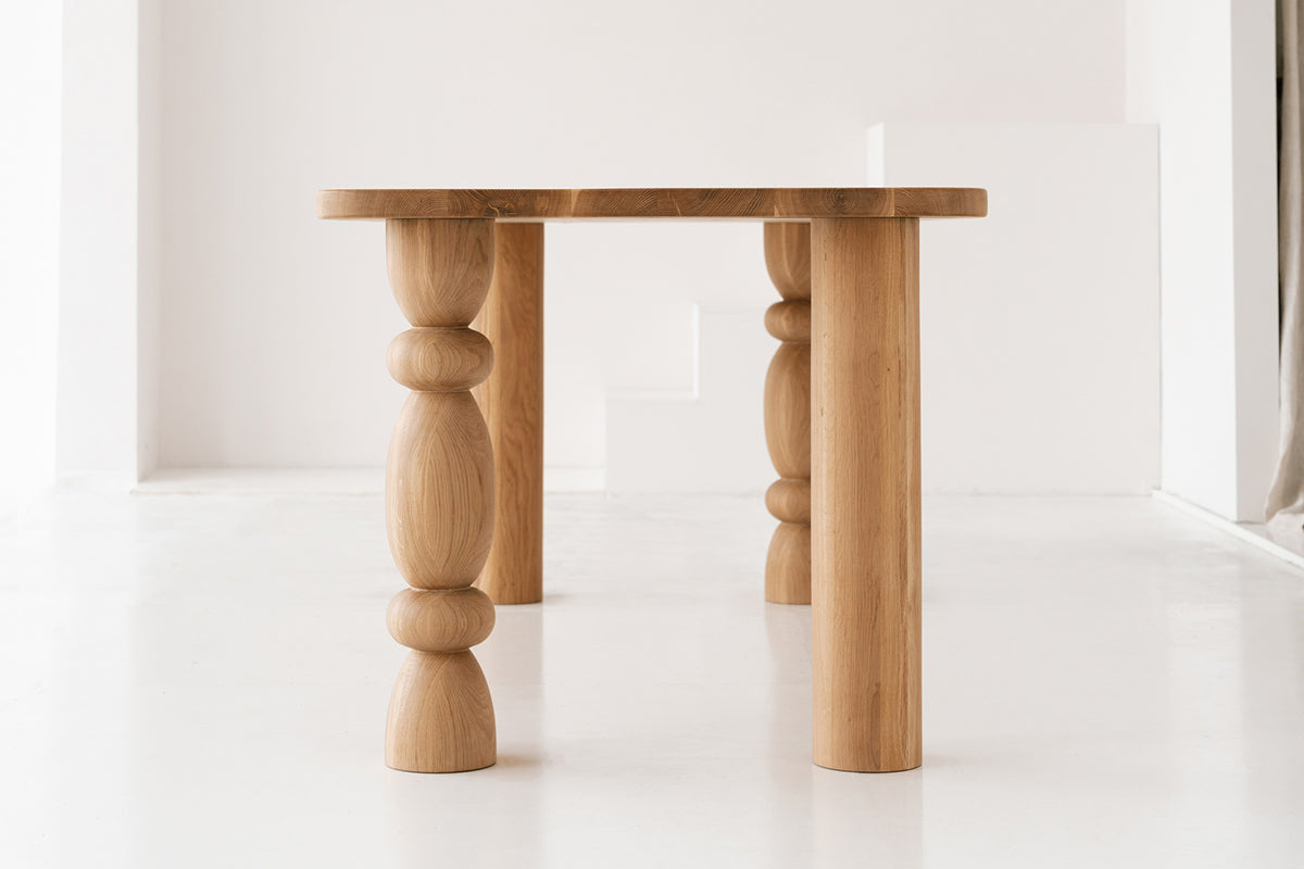 Theo Oak Wood Dining Table
