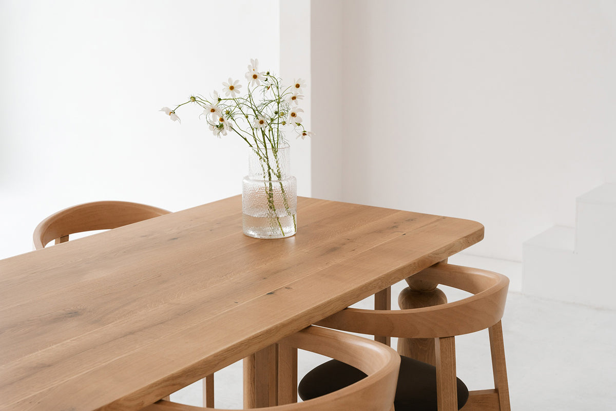 Theo Oak Wood Dining Table