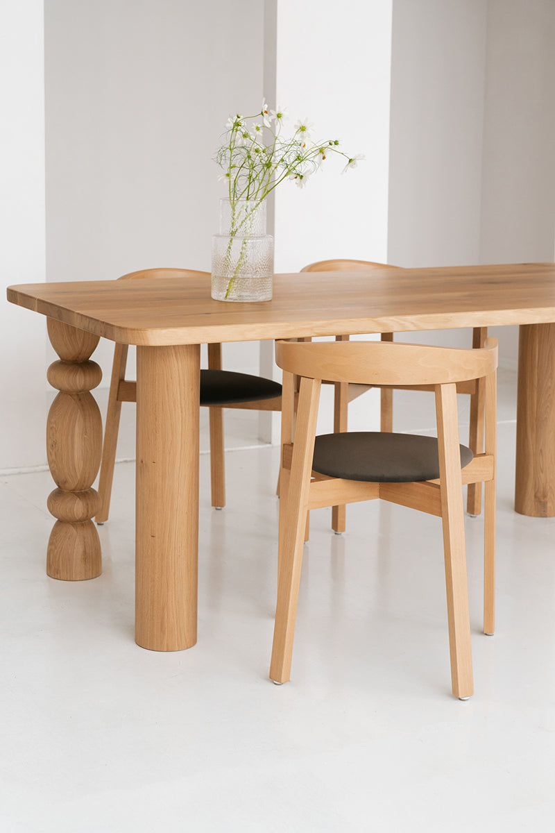 Theo Oak Wood Dining Table