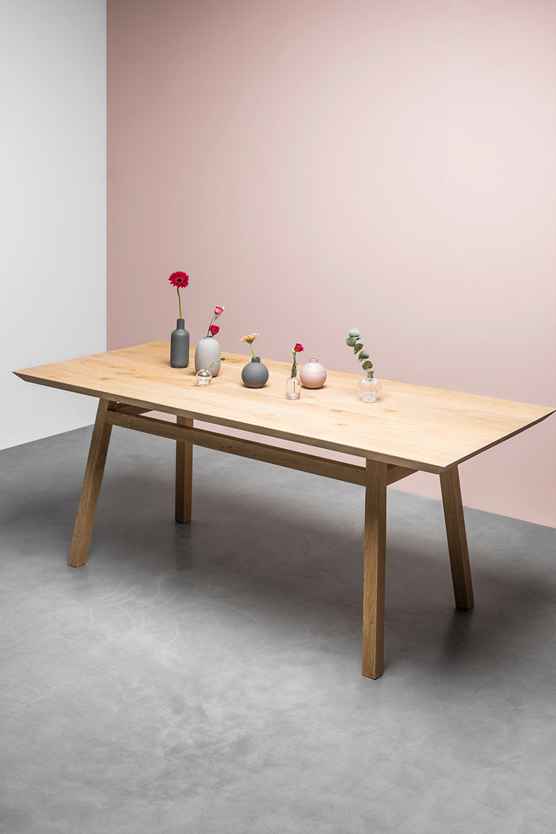 George Oak Wood Dining Table