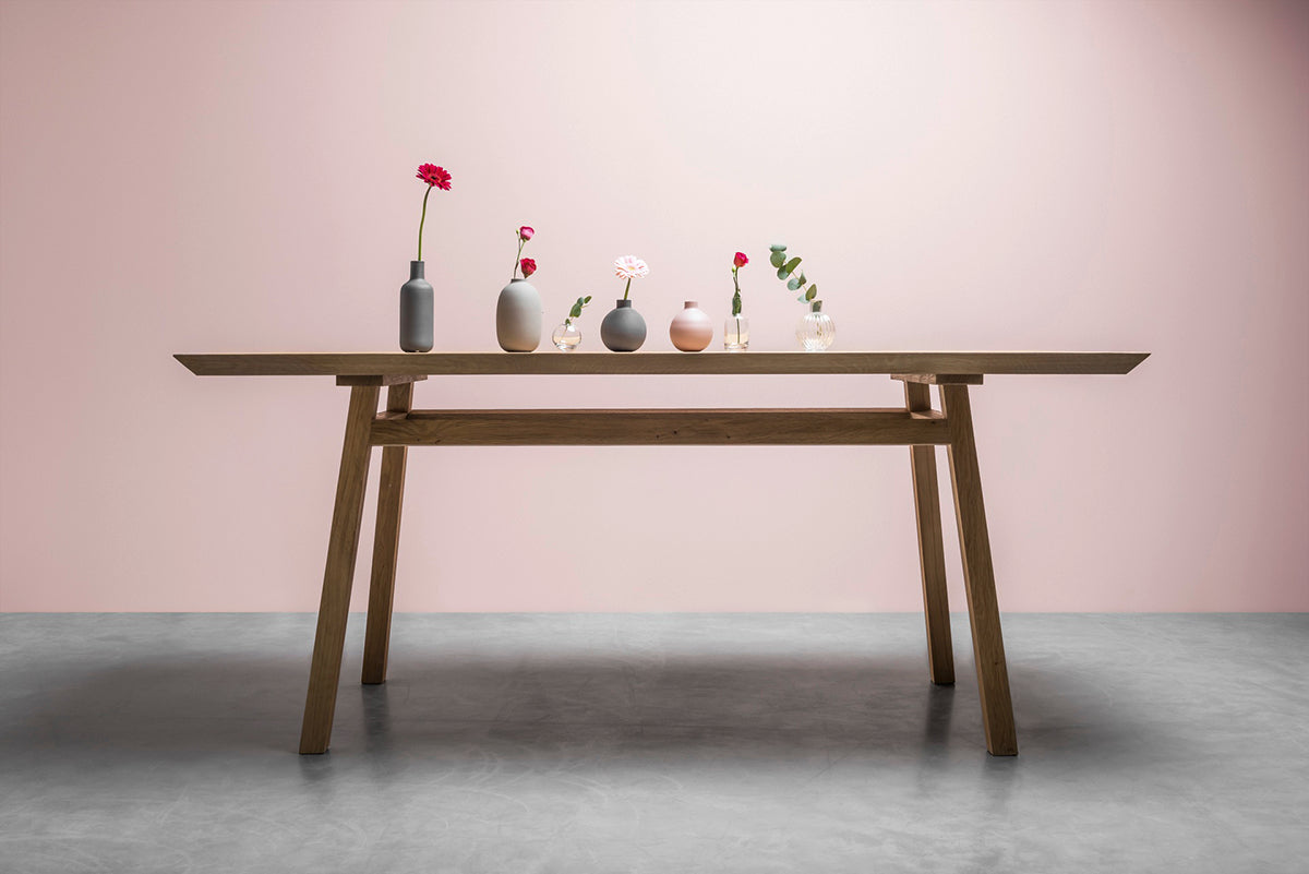 George Oak Wood Dining Table