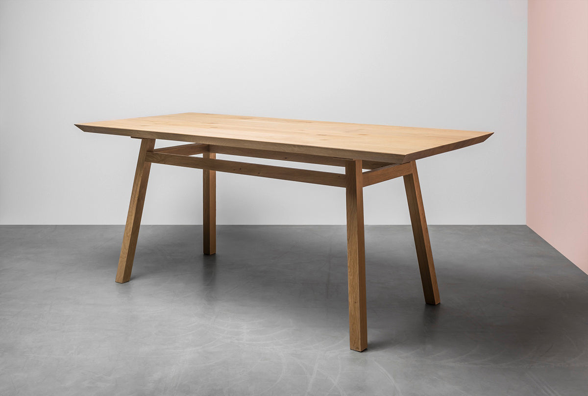 George Oak Wood Dining Table