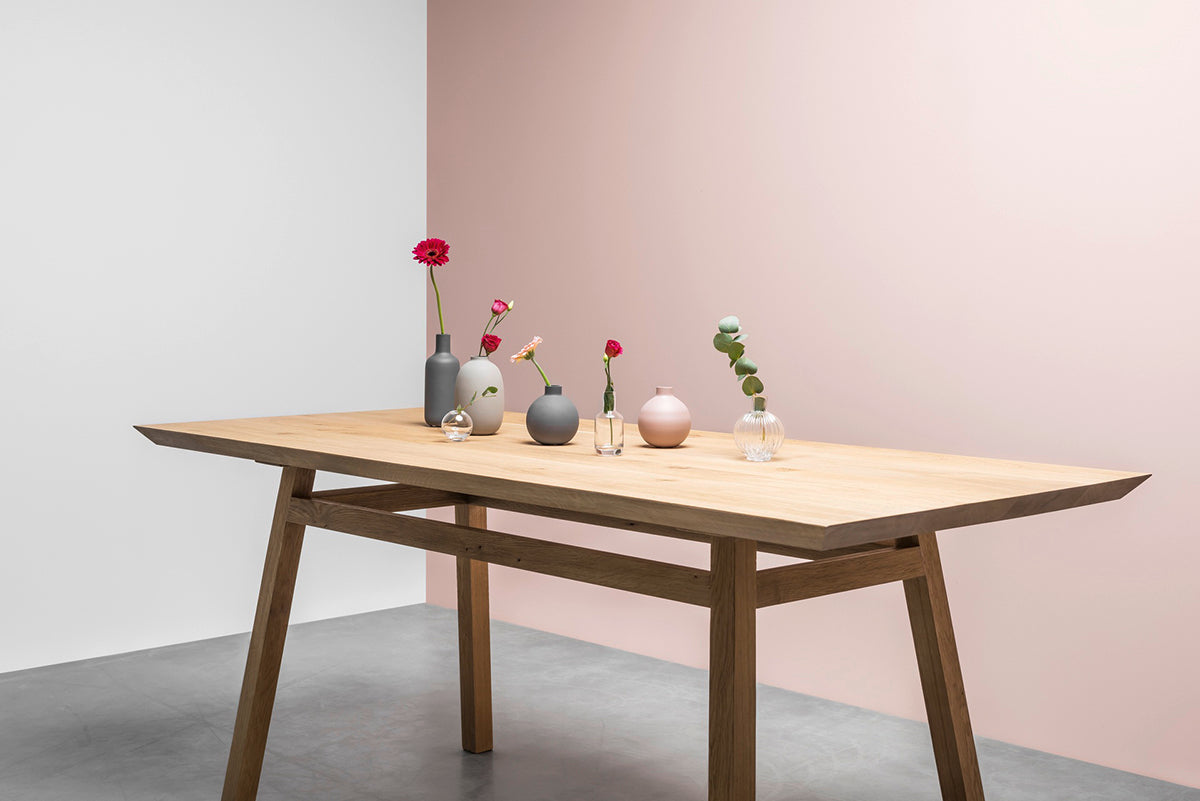 George Oak Wood Dining Table