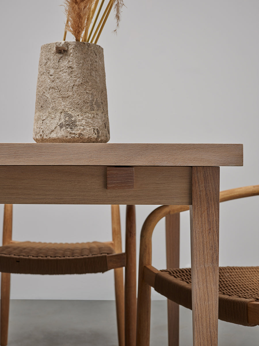 Sophie Oak Wood Extendable Dining Table