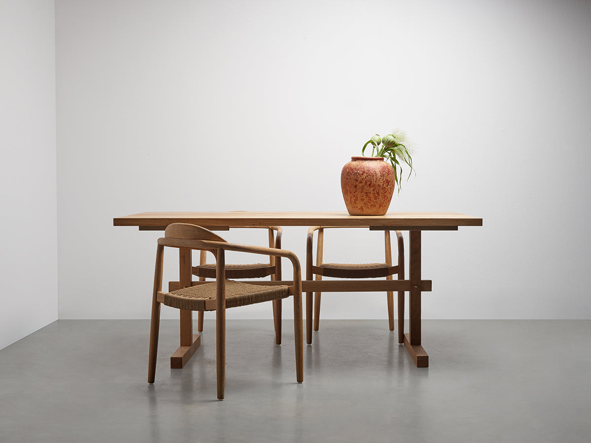 Ben Oak Wood Dining Table