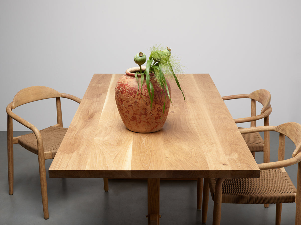Ben Oak Wood Dining Table