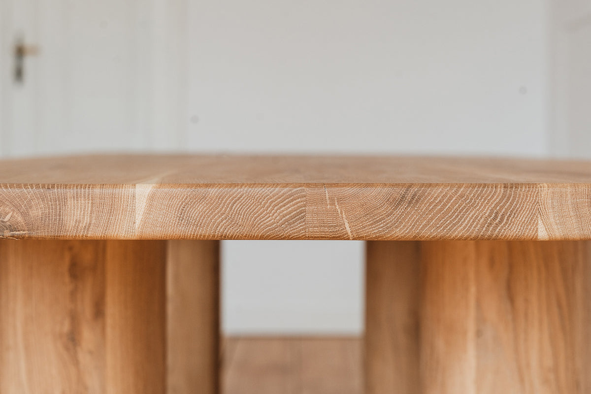 Rollo Oak Wood Dining Table