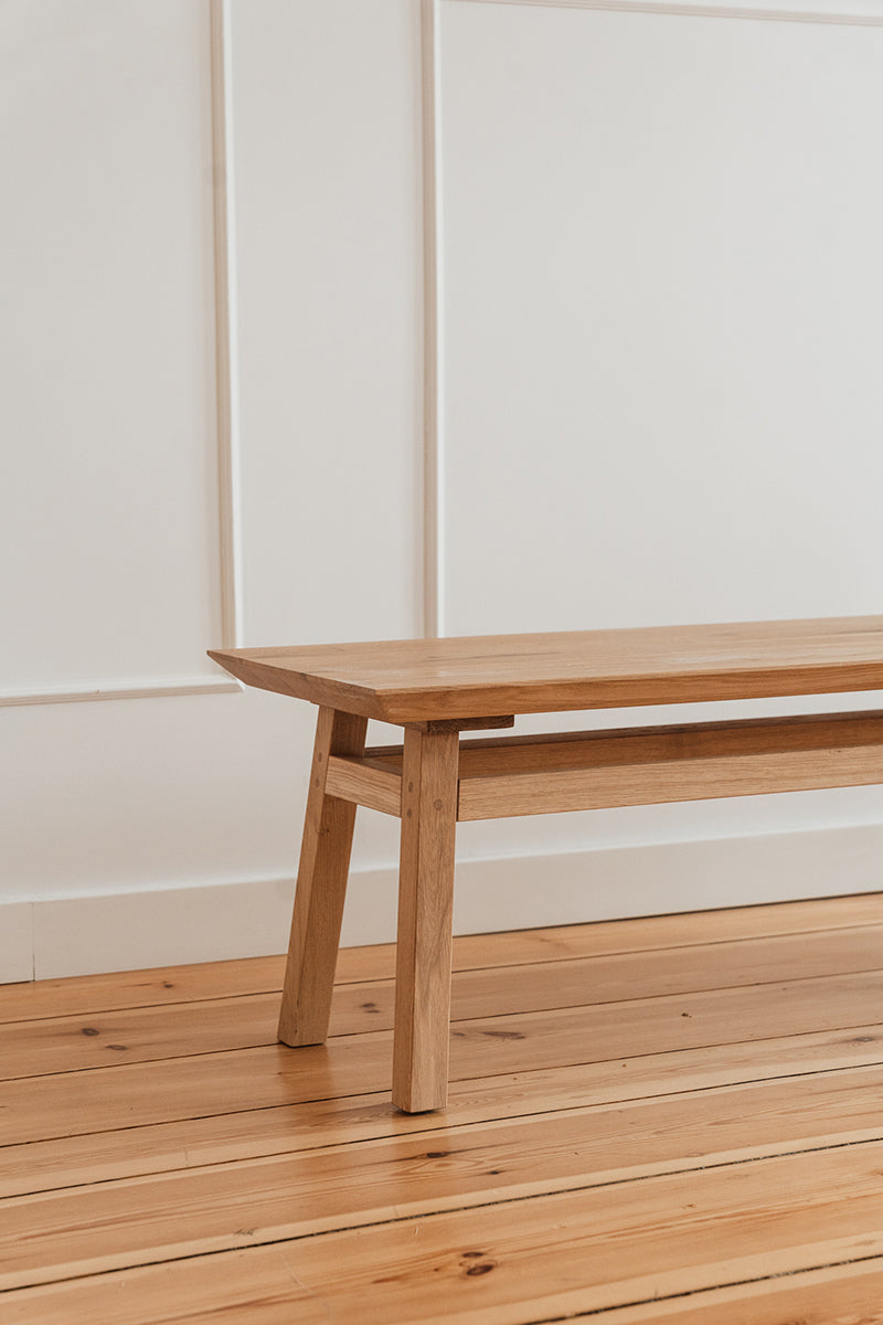 George Oak Wood Bench