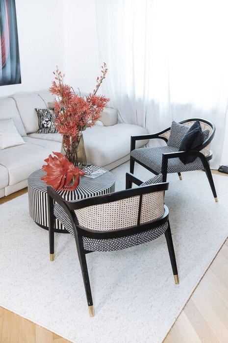 Horizon Black Wooden Armchair - WOO .Design