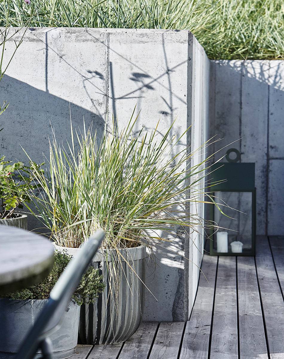 Concrete Light Grey Planter (2/Set)