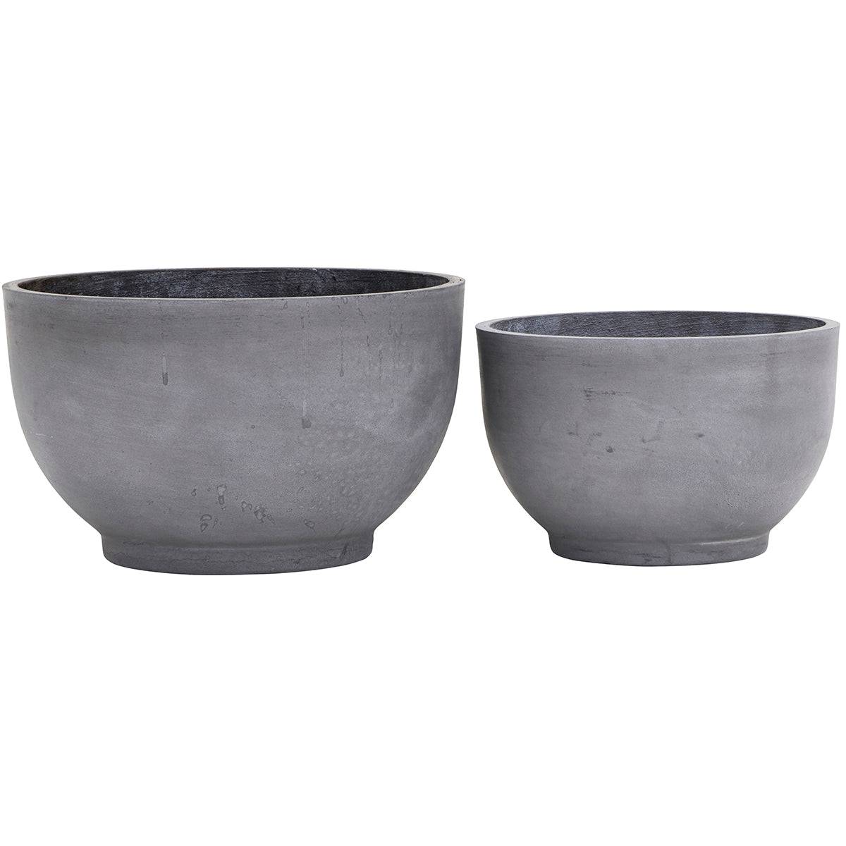 Gard Concrete Low Planter (2/Set)