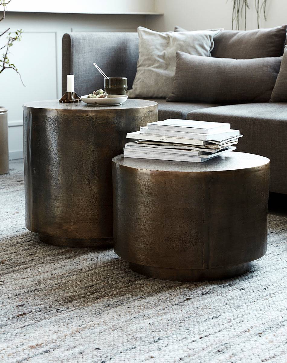 Rota Antique Brass Coffee Table