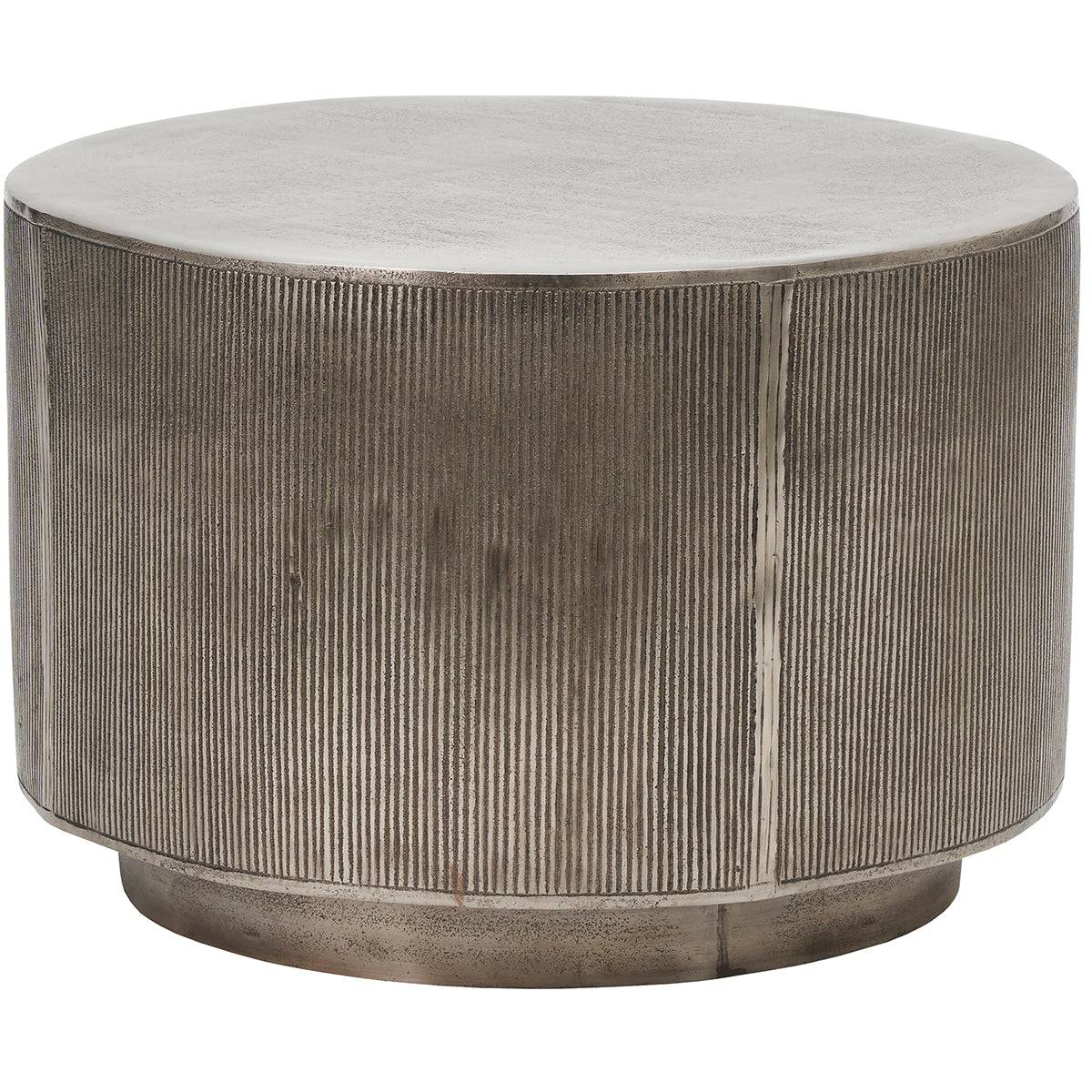 Rota Brushed Silver Coffee Table