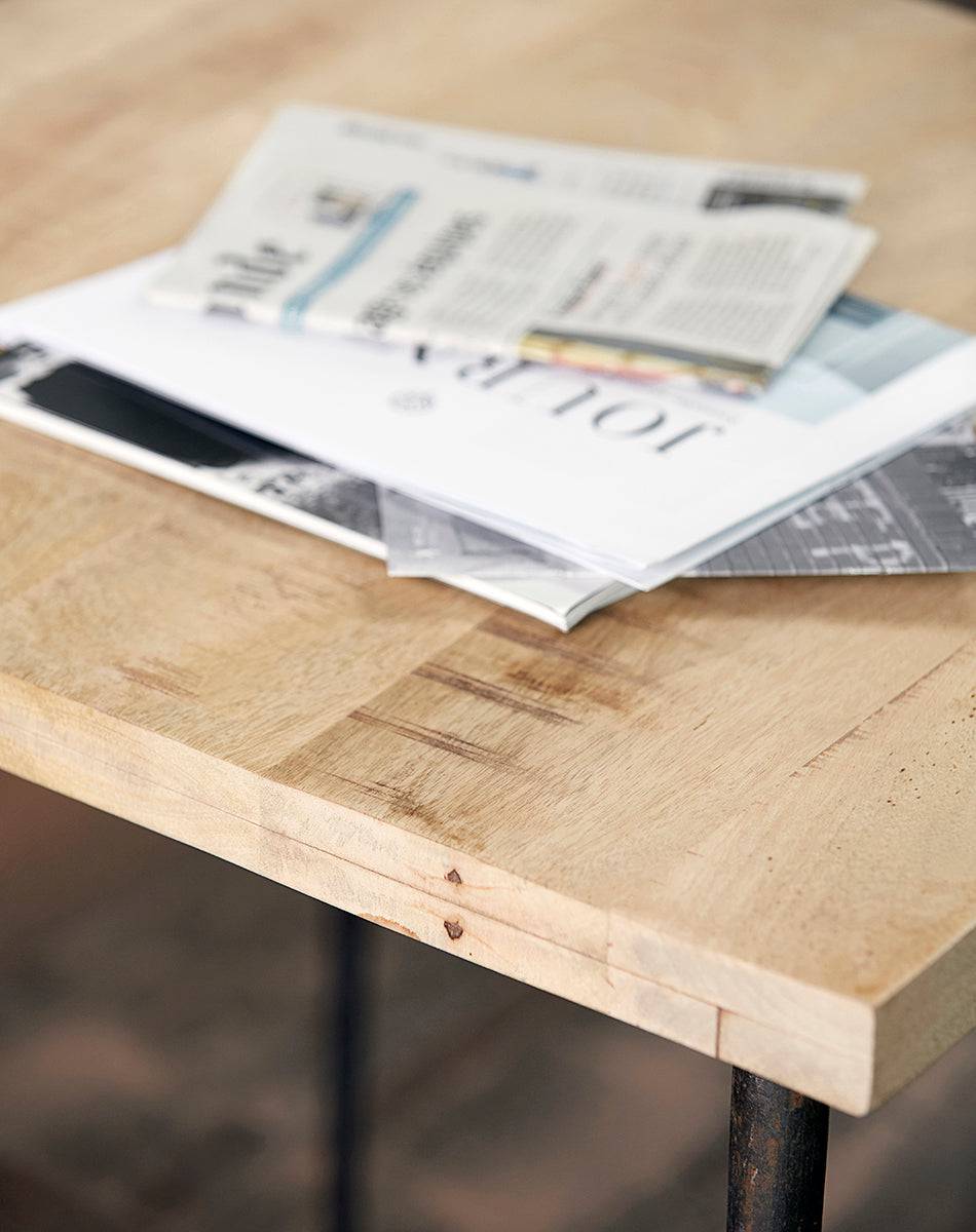 Slated Square Table