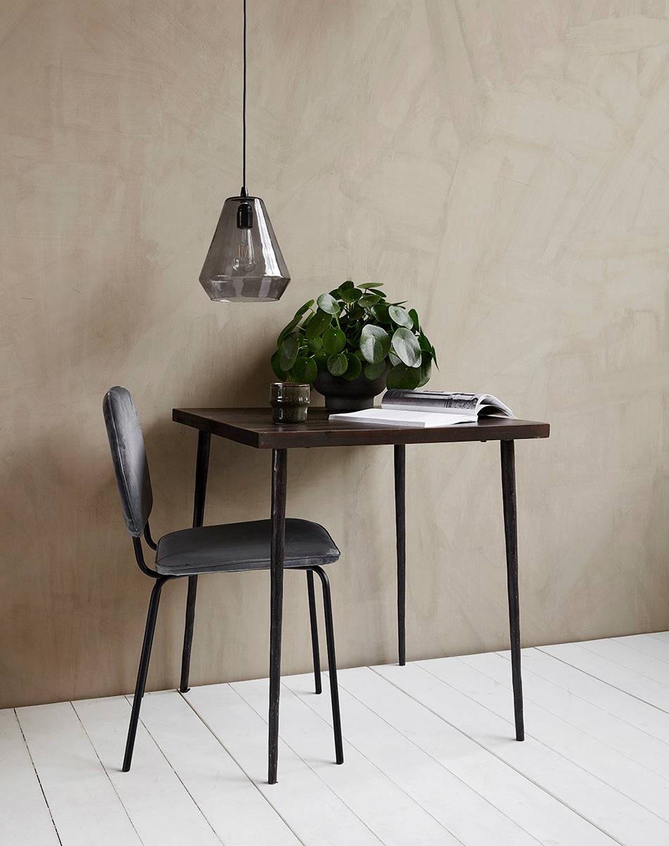Slated Square Table