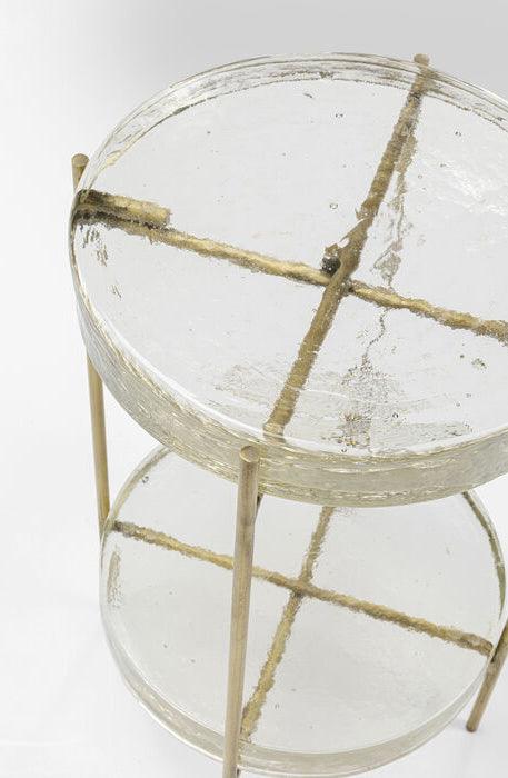 Ice Double Glass Side Table - WOO .Design