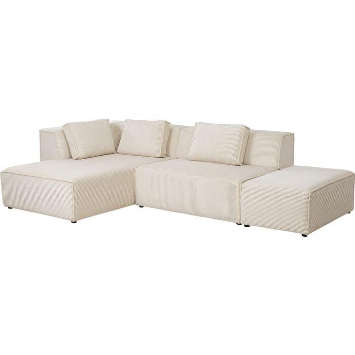 Infinity Ottomane Corduroy Corner Sofa - WOO .Design