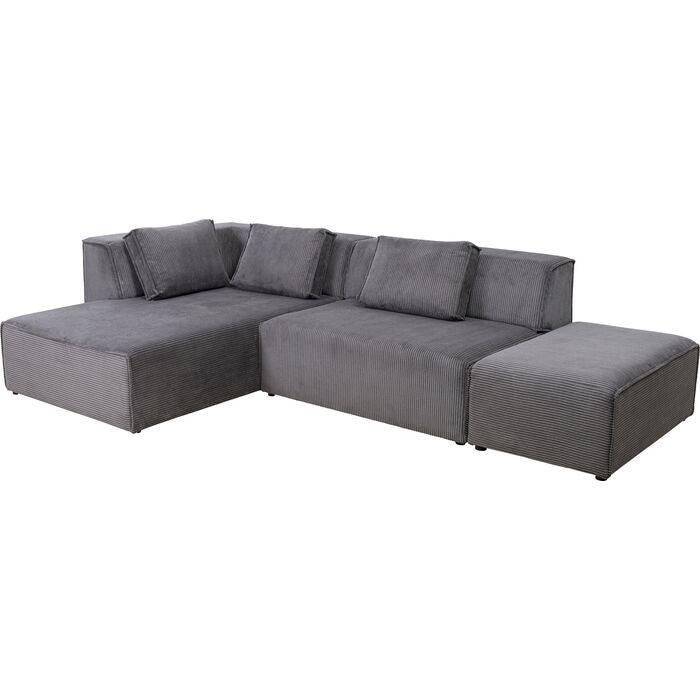 Infinity Ottomane Corduroy Corner Sofa - WOO .Design