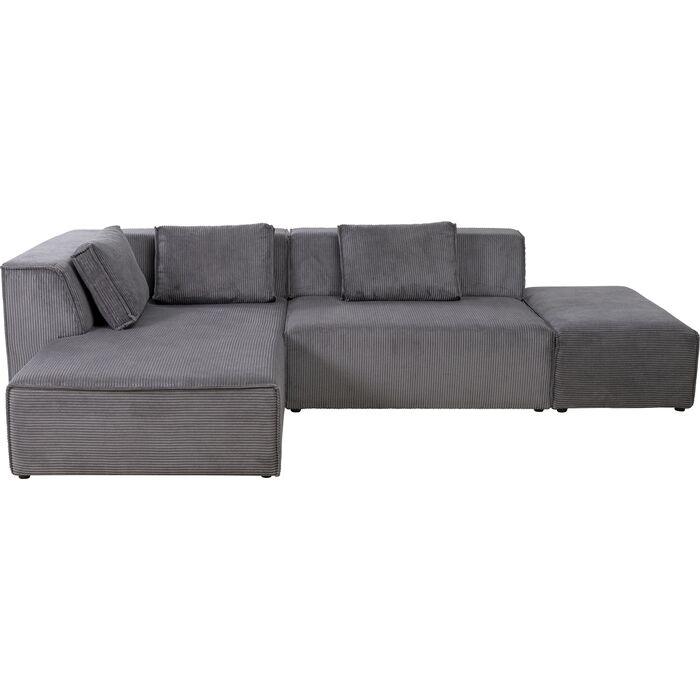 Infinity Ottomane Corduroy Corner Sofa - WOO .Design